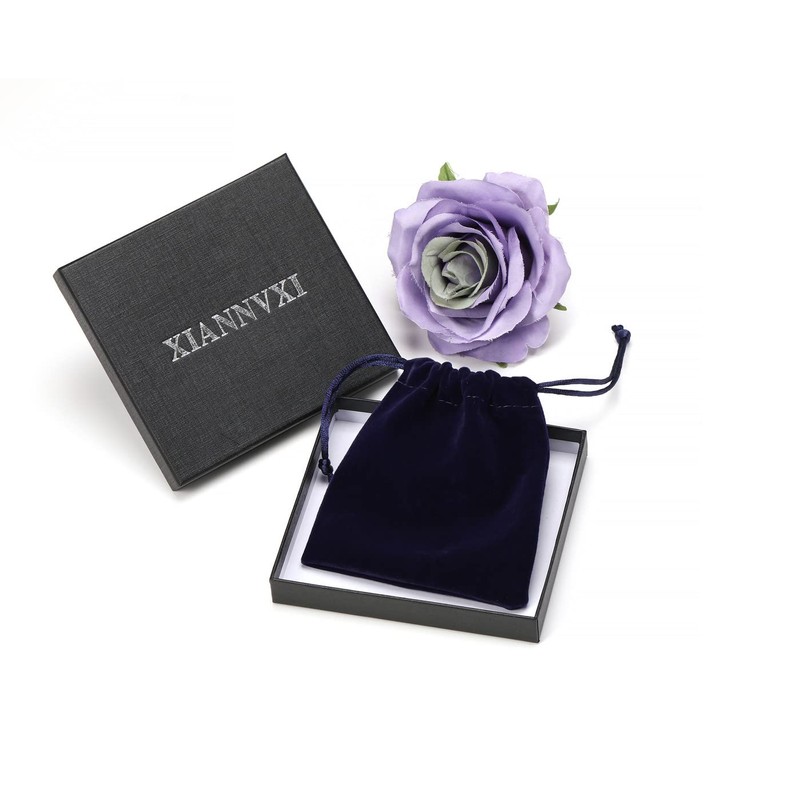 XIANNVXI 2.4" Large Crazy Lace Agate Crystal Stone Polished Palm