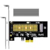 GLOTRENDS PA09-X1-HS M.2 NVMe to PCIe X1 Adapter with M.2