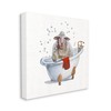 Stupell Industries Shaggy Sheep in Bubble Bath Playful Farm Animal,