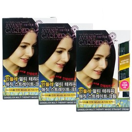 Avant-garde Avantgardo Dandelion Magic Straight Cream 100ml 3pcs/Magic Perm / 아방가드로 민들레 매직 스트레이트 크림 100ml 3개/매직파마