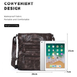 Angel Barcelo Crossbody Bag for Women Crossover Purse and Handbags for Women