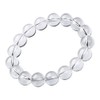 YOLAGGOY 1mm Crystal Clear Bead Cord Bracelet Stretchy String, Fish