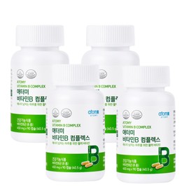 Atomy Vitamin B Complex Atomy Metabolic Energy Enhancement Generation Atomy Vitality 4 / 애터미 비타민B 컴플렉스 에터미 대사 에너지 증진 생성 아토미 활력 4개