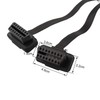 Futheda Ultra Low Profile OBD-II Splitter Y Ultra Thin Noodle