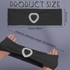Zrlljp 100PCS Spandex Chair Sashes Bows Stretch Chair Cover Band,Elastic
