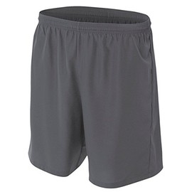 A4 Men's Woven Lightweight 7" Inch Soccer Shorts, Medium, Graphite