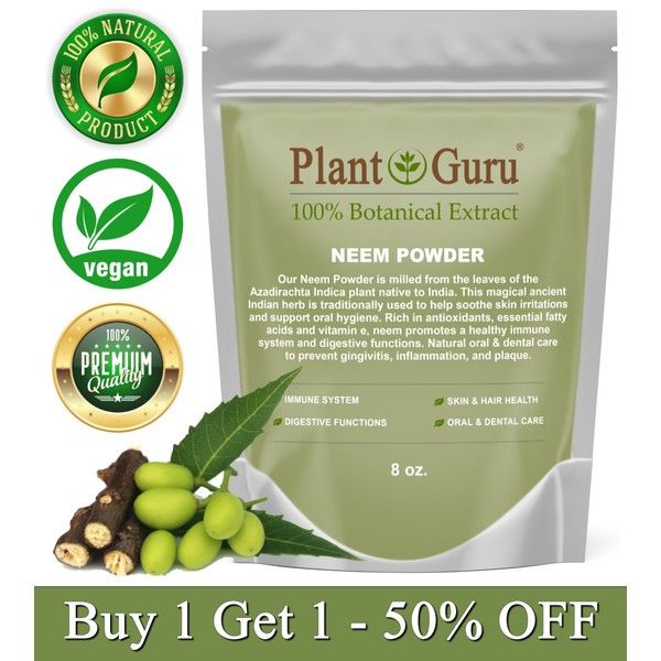 Neem Powder 8 oz. Dried Leaf 100% Pure & Natural Raw Leaves (Azadirachta indica)