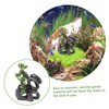 Sosoport Lifelike Fish Tank Decoration Hideaway Cave Fake Aquarium Plants
