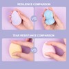 Wekuw 8 Pieces Make Up Sponge Makeup Sponge Set Makeup