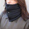 Basic Ench, Cordura Neck Warmer, Down Scarf, Cold Protection, Men's,