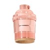 B&P Lamp® Heavy Turned Brass Keyless Sockets, Polished Copper Finish,