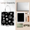 WAITPI Cute Dog Paw Mom Canvas Tote Bag Gifts for