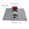 BAMJIUHAO Bamboo Sofa Armrest Tray - Couch Arm Tray with