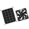 6V 10W Outdoor Solar Power Panel Exhaust Fan USB Charging