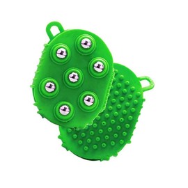 1pcs Wezxrauo Lymphatic Massage Gloves for Women - Handheld Body Massager with 7 Metal Roller Balls, 360° Deep Tissue Massage Tool for Neck, Back, Legs & Cellulite Relief