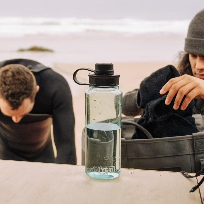 YETI Yonder water bottle with Tether Cap, Charcoal, 25 oz