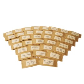 Tea & Tisanes Sample Taster Loose Leaf Pack Bags 34 x 10g TeaCakes of Yorkshire