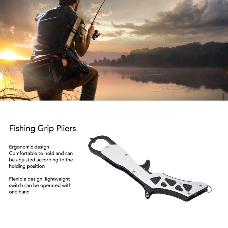 Fishing Grip Pliers Aluminum Alloy Fish Controller Plier Lip Grip