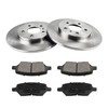 PHILTOP Rear Brake Pads and Rotors kit Fit for Buick
