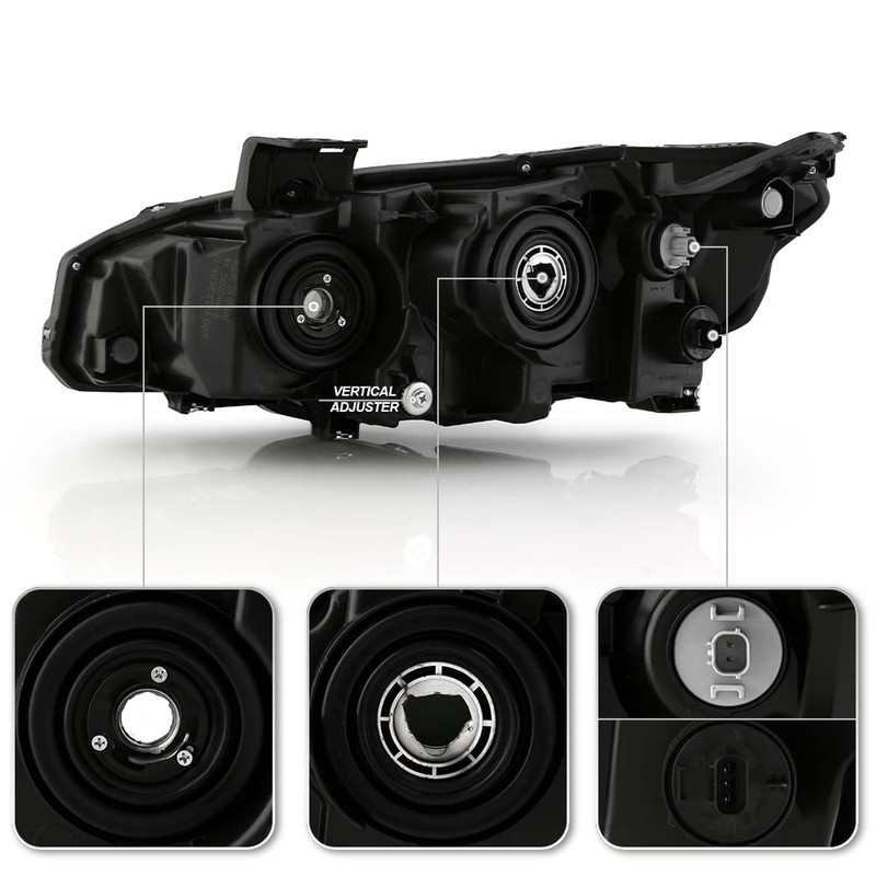 ACANII - For [Halogen Type w/Chrome Bezel] 2016-2021 Honda Civic