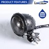 LOKLISUM 8 LED Mini Motorcycle Tail Light Brake Tail Light