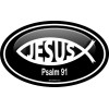 ProSticker.com ProSticker 2210 (One) 3"x 5" Christian Art Series Psalm
