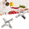 2PCS Meat Grinder Blade Knife Cutter Stainless Steel Easy Replacement