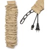 Fabric Cord Cover, Chandelier Chain Sleeve, 4 feet Length Natural