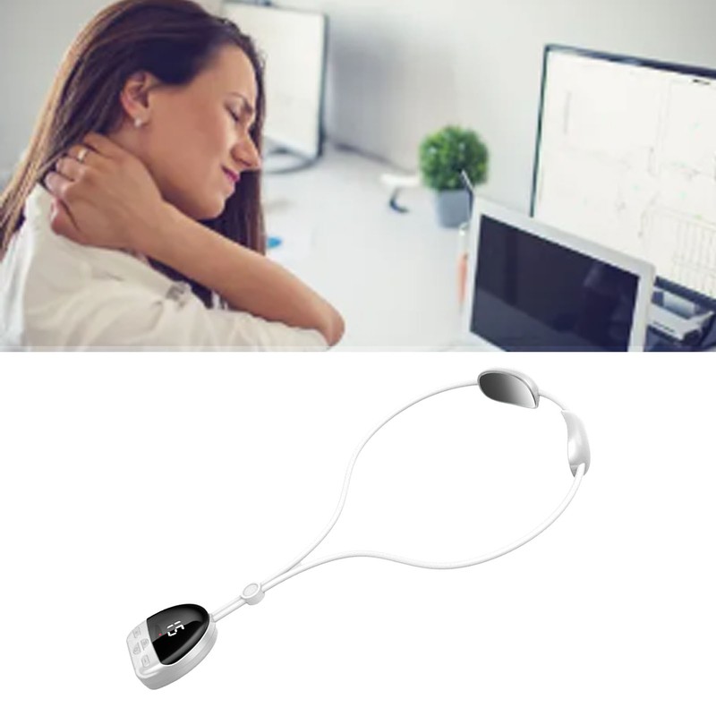 Electric Pulse Neck Massager Pendant Type Constant Temperature Hot Compress