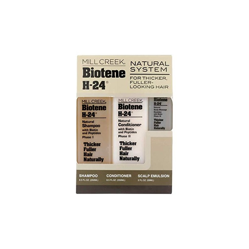 Pack of 1 x Mill Creek Biotene H-24 Tri-Pack Shampoo