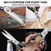 CGBE Kitchen Scissors, Multi-Purpose Kitchen Shears, Heavy Duty Dishwasher Safe