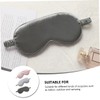 IWOWHERO 3Pcs Travel Blindfold Two Sided Breathable Silk Sleeping Mask