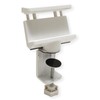 VALUE Table Clamp for Power Strip, Rotatable 360°, White