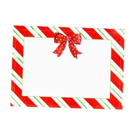 Caspari Candy Stripe Self-Adhesive Gift Tags, 36 Labels Included