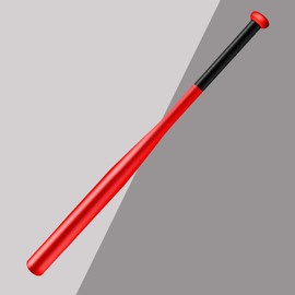 Tuggui Baseball Bat Steel with Carrying Bag (25 in, Red)