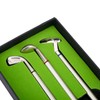 3PCS Mini Golf Clubs Ball point Pen Set with Balls