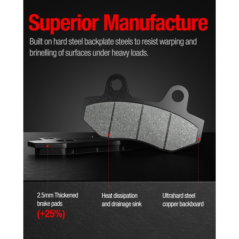 Ceramic Black Disc Brake pads For Surron Ultra Bee (Front/Rear)