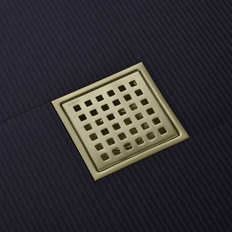 Square Shower Drain 4 inch, Nicmondo Floor Waste Drain Point