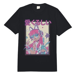 Kawaii Candycore Lovable Anime Girl Comfort Colors Adult Heavyweight T-Shirt