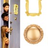 Doobell for Friend Peephole Frame,Doorbell Replica Best for Friend Door