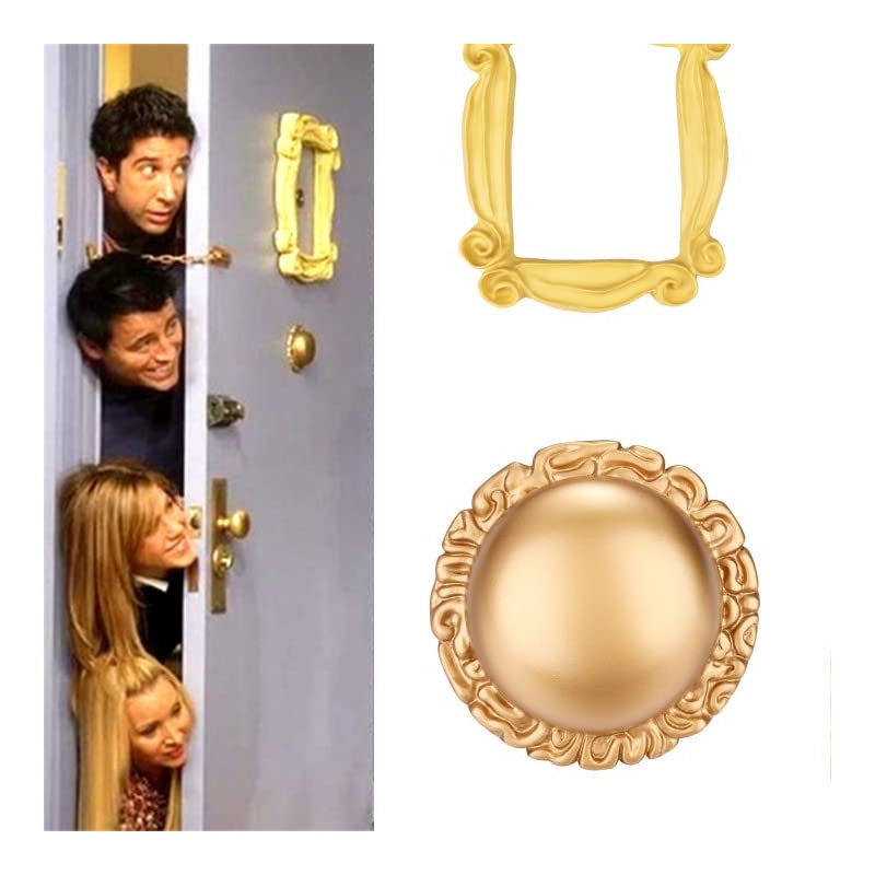 Doobell for Friend Peephole Frame,Doorbell Replica Best for Friend Door