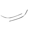 2pcs Front Bumper Lower Chrome Molding Trim Replacement For Benz