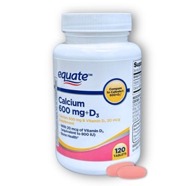 FUSION SHOP STORE Smart choices, meaningful life! Calcium 600 mg with Vitamin D3- Tablets, 120 Count (Pack of 1)