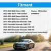 Leolarmen Passenger Lower Heated Side Mirror Glass Compatible with 2020-2025