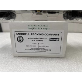 Crown Models MORRELL refrigerator Line O Scale 3rail 40’ Reefer rd#9612 NOS