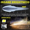 20 Inch LED Light Bar Kit, AKD Part 200W 5D