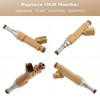 JDMON Fuel Injectors Compatible with Toyota Corolla 2009 2010 2011