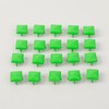100 PCS Metal Square Rivets with Spikes - Punk Rivet