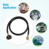 Ebeyexpress 5 FT Propane Adapter Hose 1lb to 20lb Converter