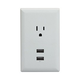 RCA WP2UWR USB Wall Plate